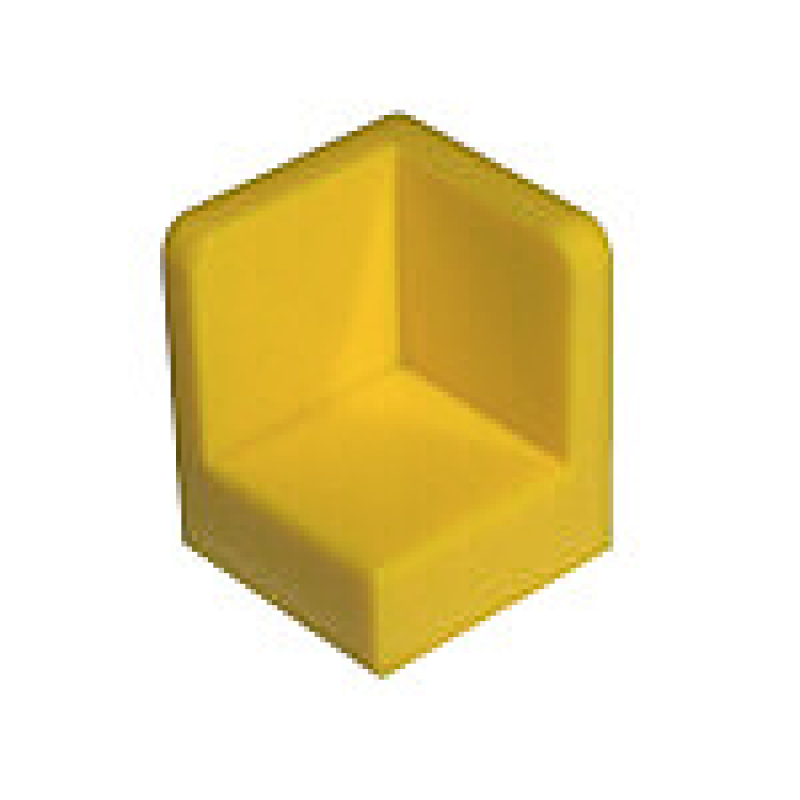 Paneel 1x1x1 hoek Yellow